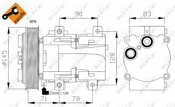 Compressor, air conditioning (WG2159122)