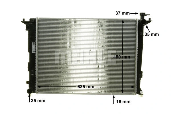 Radiator, engine cooling