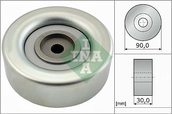 Deflection/Guide Pulley, V-ribbed belt (WG1710123)