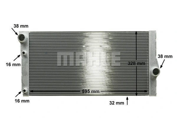 Radiator, engine cooling