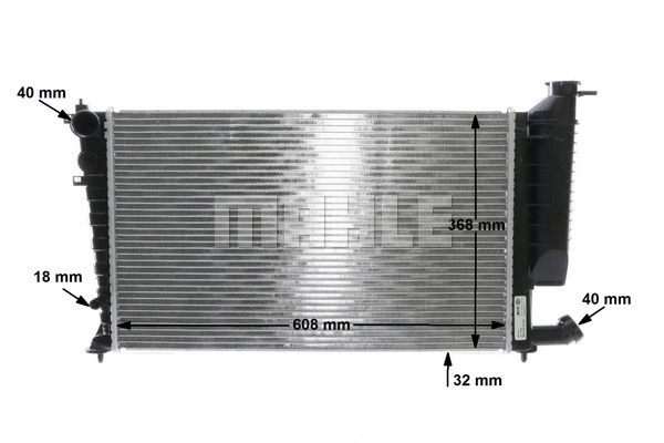 Radiator, engine cooling