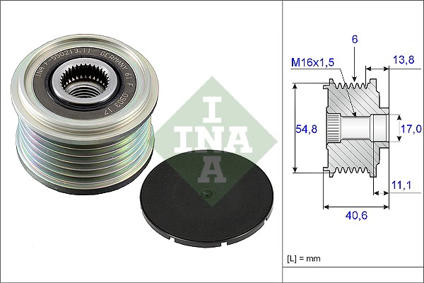 Alternator Freewheel Clutch (WG1253678)