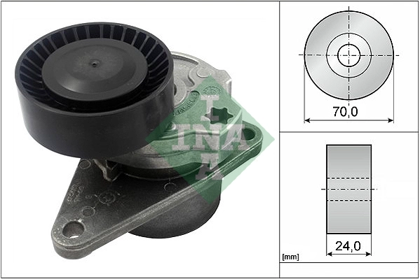 Belt Tensioner, V-ribbed belt (WG1253349)