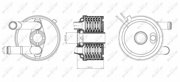 Oil Cooler, automatic transmission