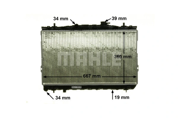 Radiator, engine cooling