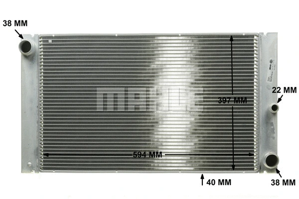 Radiator, engine cooling