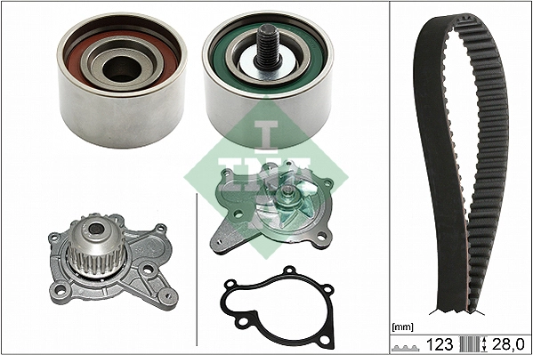 Water Pump & Timing Belt Kit (WG1710235)