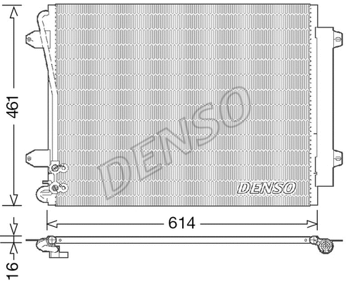 Condenser, air conditioning (WG1917405)