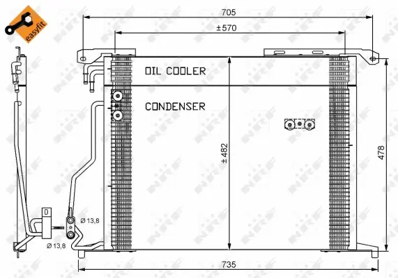 Condenser, air conditioning