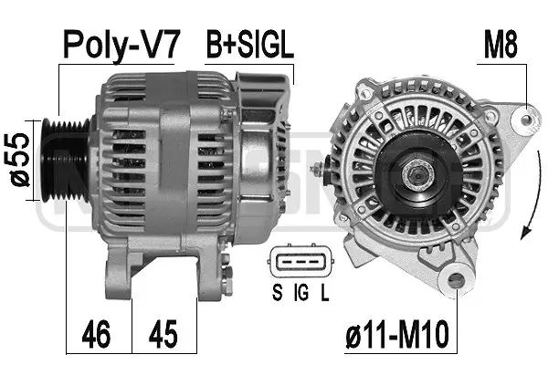 Alternator (WG2011330)