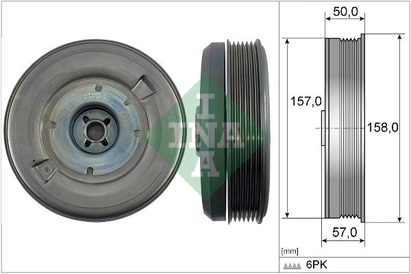 Belt Pulley, crankshaft (WG2263998)