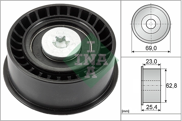 Deflection/Guide Pulley, timing belt (WG1097468)