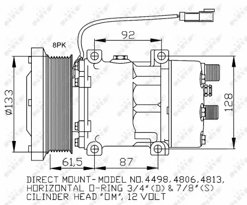 Compressor, air conditioning (WG2260617)