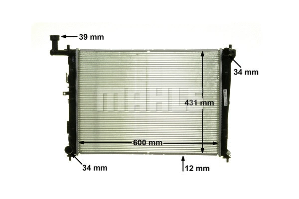 Radiator, engine cooling