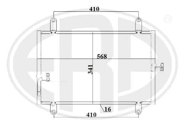 Condenser, air conditioning (WG2016834)