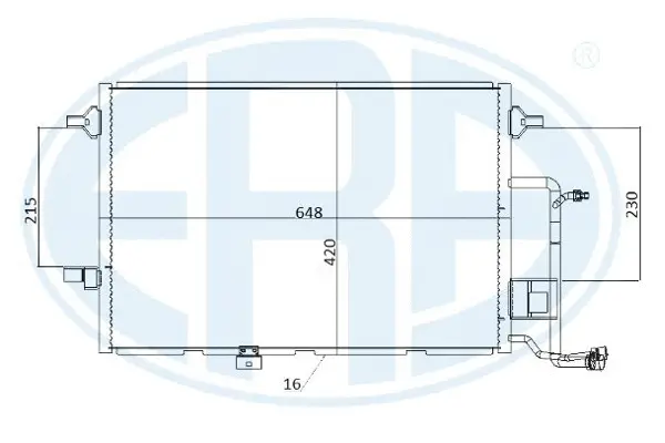 Condenser, air conditioning (WG2016823)