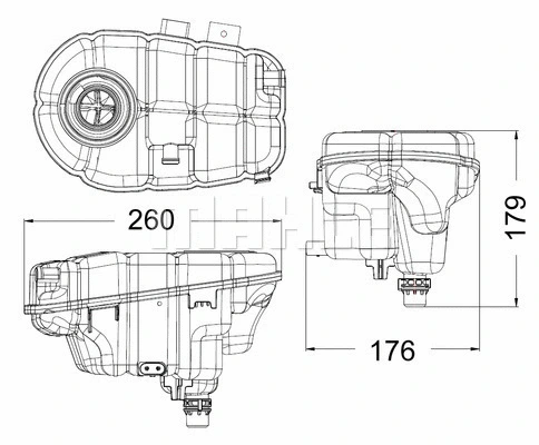 Expansion Tank, coolant (WG2184412)