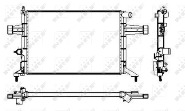 Radiator, engine cooling