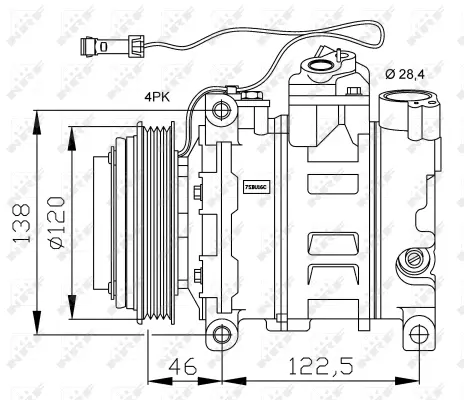 Compressor, air conditioning (WG2159180)