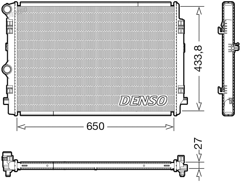 Radiator, engine cooling (WG2270635)