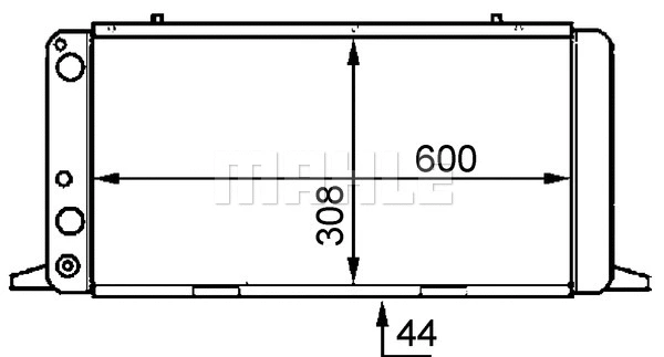 Radiator, engine cooling