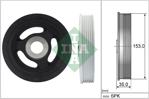 Belt Pulley, crankshaft (WG1710232)