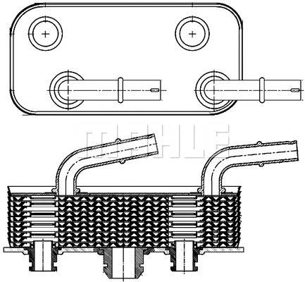 Oil Cooler, automatic transmission (WG2181127)
