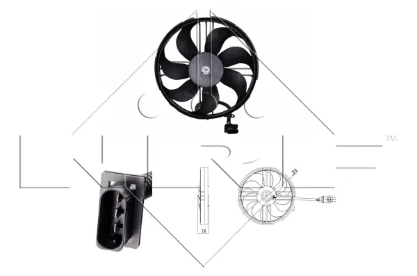 Fan, engine cooling (WG1720369)