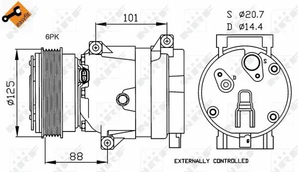 Compressor, air conditioning