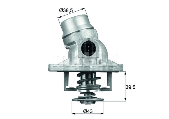 Thermostat, coolant (WG1262820)