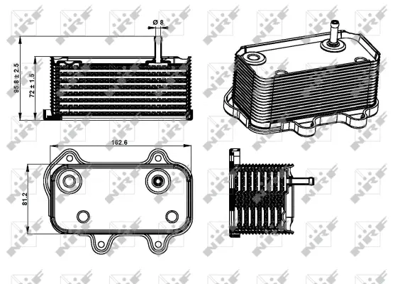 Oil Cooler, engine oil