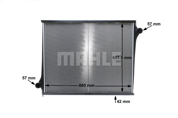 Radiator, engine cooling