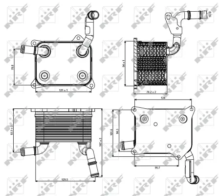 Oil Cooler, engine oil