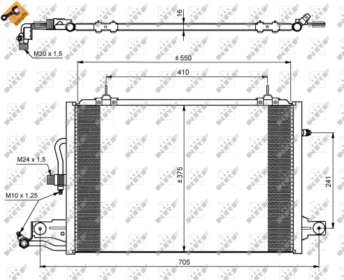 Condenser, air conditioning