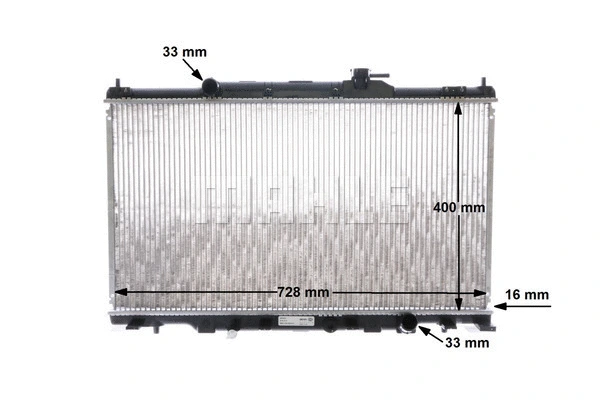 Radiator, engine cooling