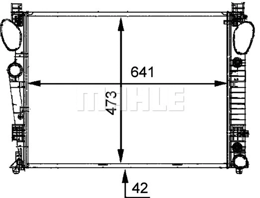 Radiator, engine cooling