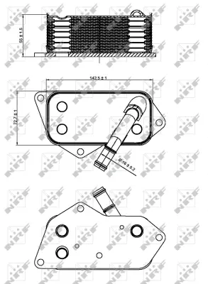 Oil Cooler, engine oil