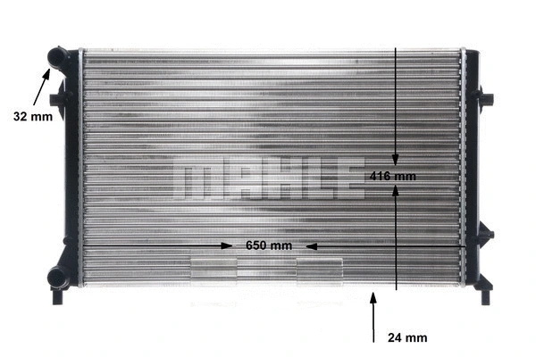 Radiator, engine cooling
