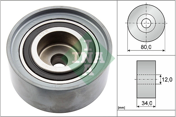 Deflection/Guide Pulley, timing belt (WG1253043)