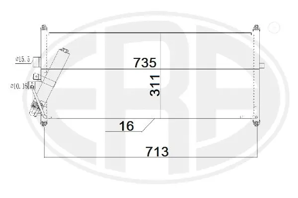 Condenser, air conditioning (WG2016790)