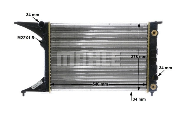 Radiator, engine cooling