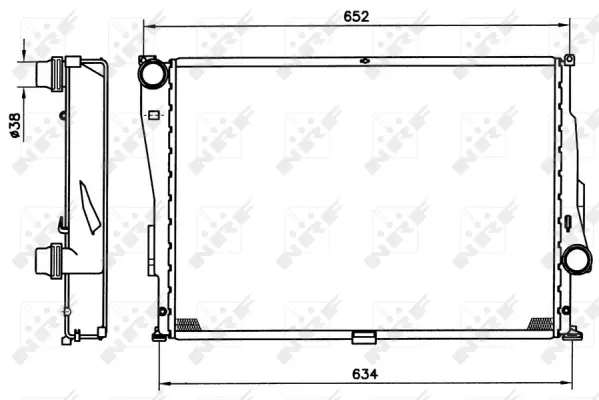 Radiator, engine cooling