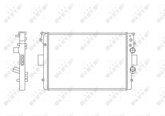 Radiator, engine cooling