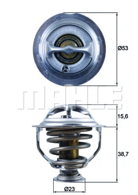 Thermostat, coolant (WG1426521)