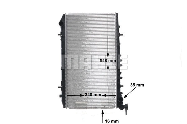 Radiator, engine cooling