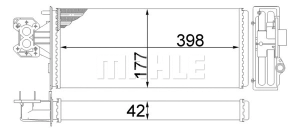 Heat Exchanger, interior heating (WG2180178)