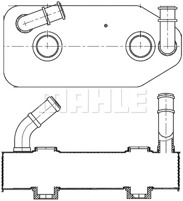 Oil Cooler, automatic transmission (WG2181123)
