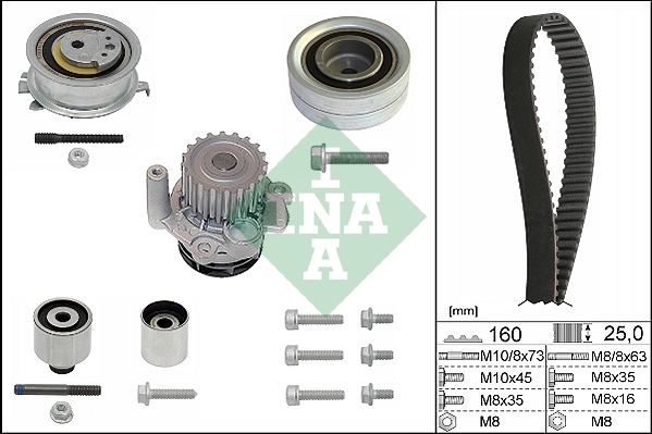 Water Pump & Timing Belt Kit (WG1251969)