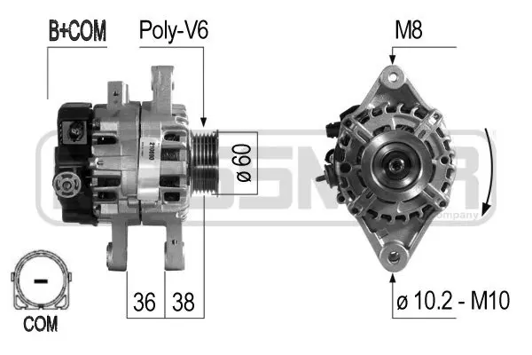 Alternator (WG2012156)