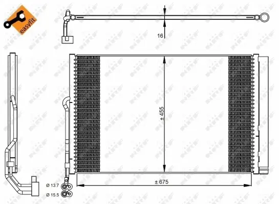 Condenser, air conditioning (WG2160584)